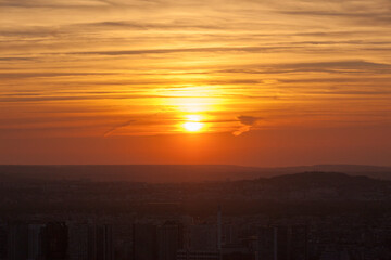 Paris sunset