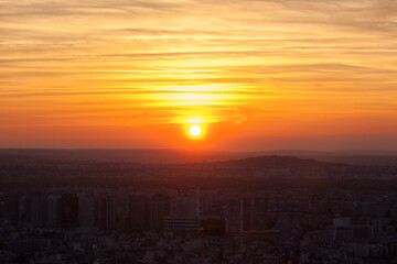 Paris sunset