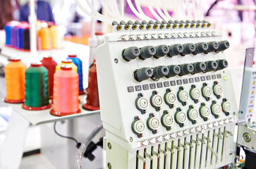 Embroidery industrial machine