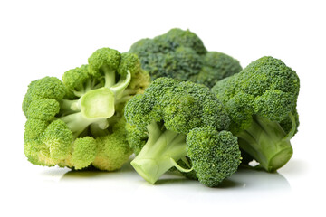 Broccoli vegetable on white background 