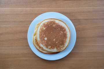 母が作る手作りホットケーキ