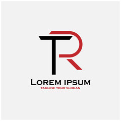 TR letter logo business