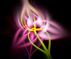 Digital Illustration Soft Abstract Background