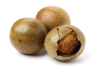 Luo Han Guo/ Fructus Momordicae/ Momordica grosvenori/ Siraitia Grosvenori on white background