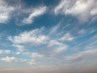 Obraz premium blue sky with clouds