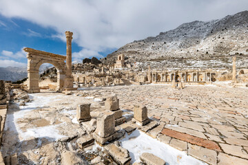 Gymnasium.Welcome to Sagalassos. Isparta, Turkey.To visit the sprawling ruins of Sagalassos, high...