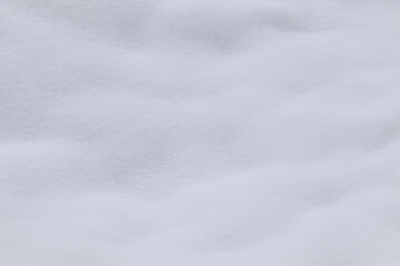 Obraz premium Beautiful snow as background, closeup. Winter weather