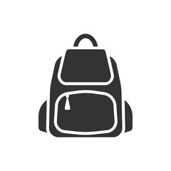 School bag icon design template vector isolated