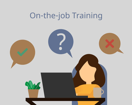 On the job training (OJT) to help train  employee with performance vector