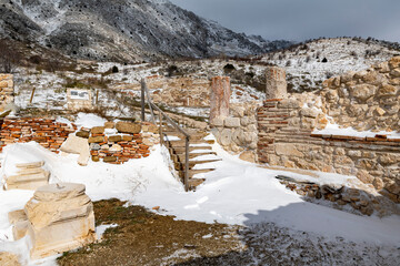 Welcome to Sagalassos. Isparta, Turkey.To visit the sprawling ruins of Sagalassos, high amid the jagged peaks of Akdag, is to approach myth: the ancient ruined city set in stark.