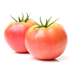 fresh tomato isolated on white background