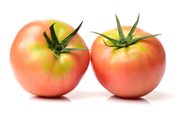 fresh tomato isolated on white background