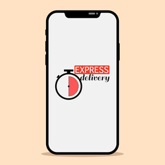 Fast online delivery shipping. Mobile app order tracking