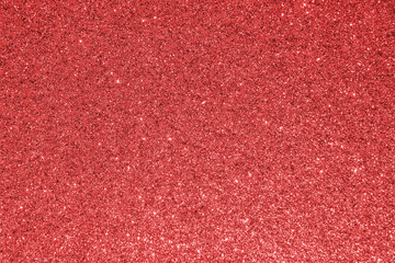 Red glitter texture background for Christmas holiday decoration metallic wallpaper backdrop design...