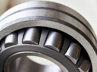 Close-up of Rolling Bearing for Industrial Gearbox