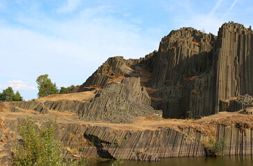basalt rock in the Czech Republic