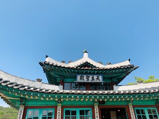 Fototapeta premium Korea temple roof