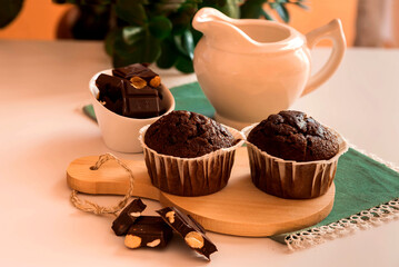 muffin al cioccolata