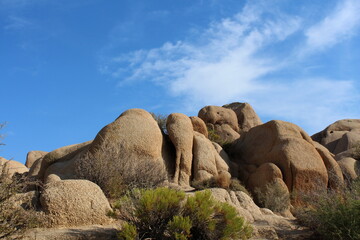 rock formation at joshua tree national park