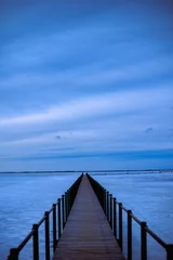 Foto auf Acrylglas wooden pier on the sea © ヨコタ