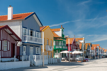 street in Costanova aveiro portugal