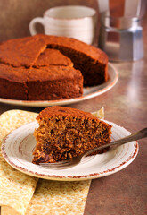 Spice Nordic cake, served