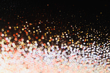 illuminated glowing blurry lights 