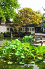 Fototapeta na wymiar the lingering garden in suzhou china