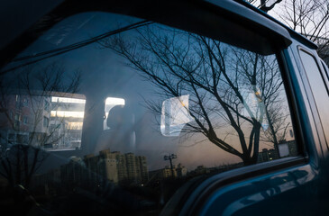 Scenery from the truck window 