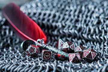 Dice for board role-playing games