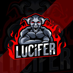 Lucifer mascot logo esport