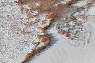 aerial view over the