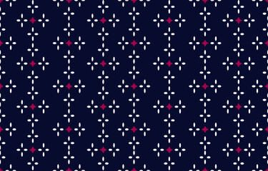 Traditional geometric ethnic pattern for clothing background and wallpaper vector illustration.
