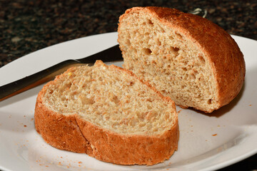 honey baked bread.