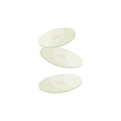 Onion Slices Flat Composition