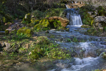 Obraz premium waterfall in the mountains