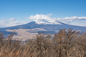 Fototapeta premium 三国峠から富士山を望む