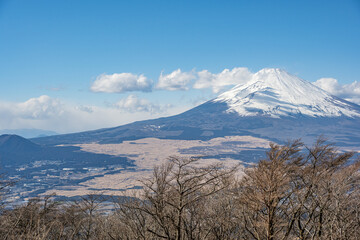 Fototapeta premium 三国峠から富士山を望む