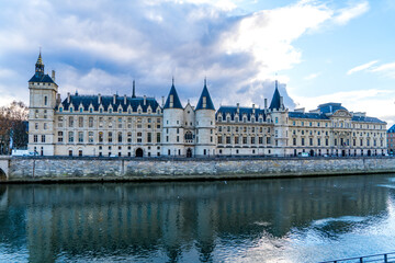 Fototapeta na wymiar France, Paris, La Conciergerie is the old medieval Royal Palace in the center of Paris.