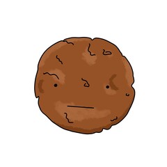 chocolate cookie smile