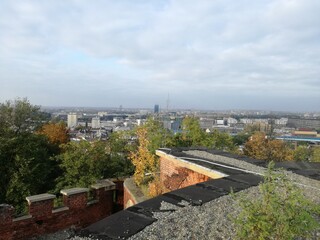 Fototapeta premium Panorama i widoki na miasto Kraków