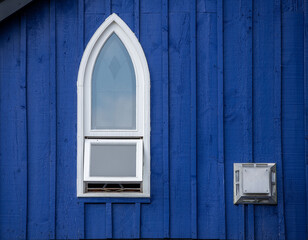window with shutters