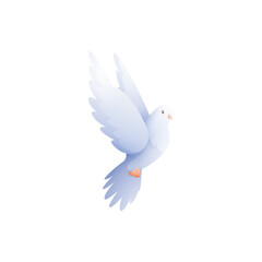 Flat Peace Pigeon Composition