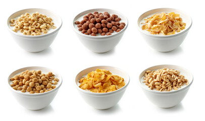 bowls of cornflakes