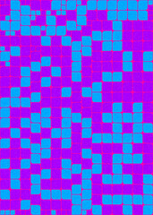 Abstract Geometric Pattern generative computational art illustration