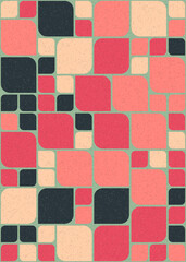 Abstract Geometric Pattern generative computational art illustration