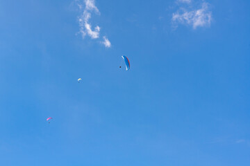 静岡県賀茂郡東伊豆町　細野高原とパラグライダー