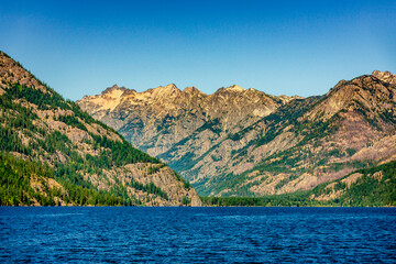 lake in the mountains