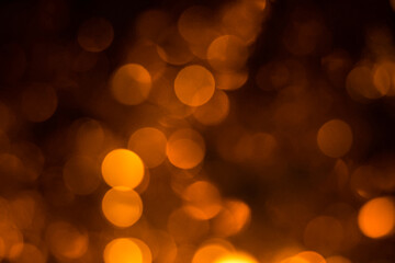 Abstract Bokeh Background Orange Blur Colorful Light