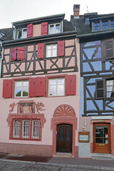 Street in Colmar, Alsace, France	